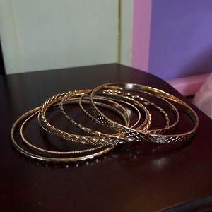 Gold Bangle Bracelets